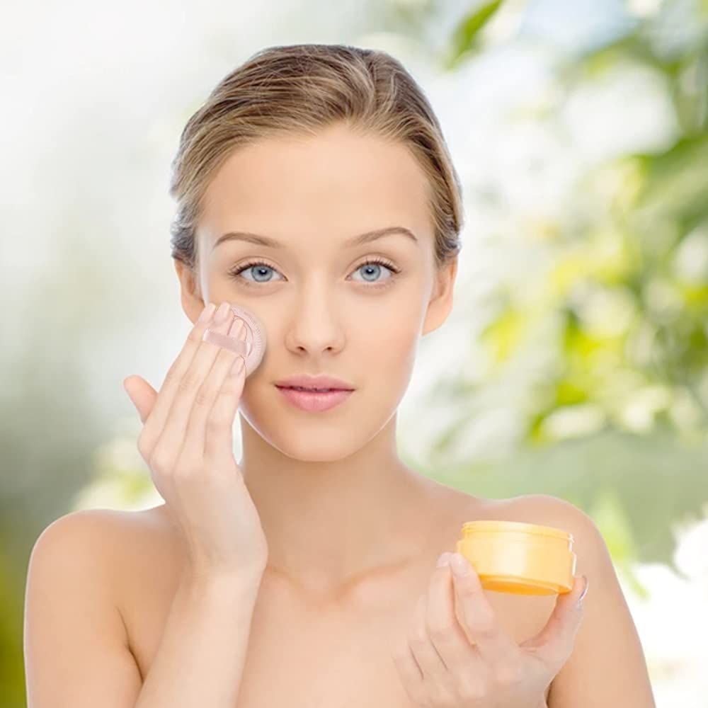 リボン付き打ち粉パフ