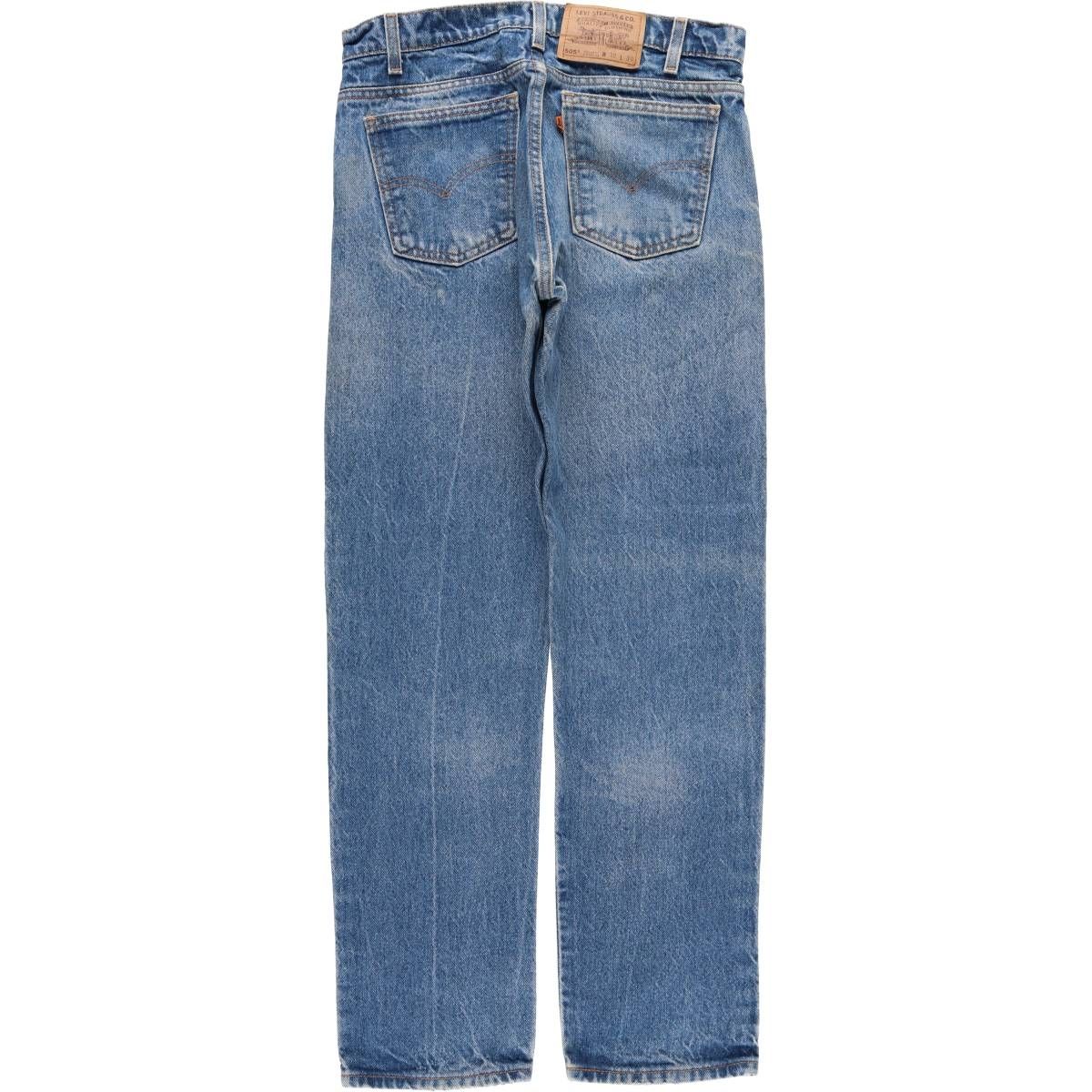 古着 リーバイス Levi s 505 REGULAR FIT STRAIGHT LEG オレンジタブ テーパードデニムパンツ メンズw32相当 ヴィンテージ eaa585646