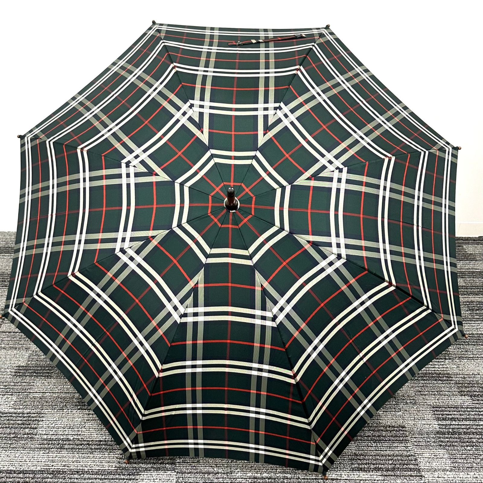 極美品】BURBERRY バーバリー 長傘 雨傘 アンブレラ ノバチェック