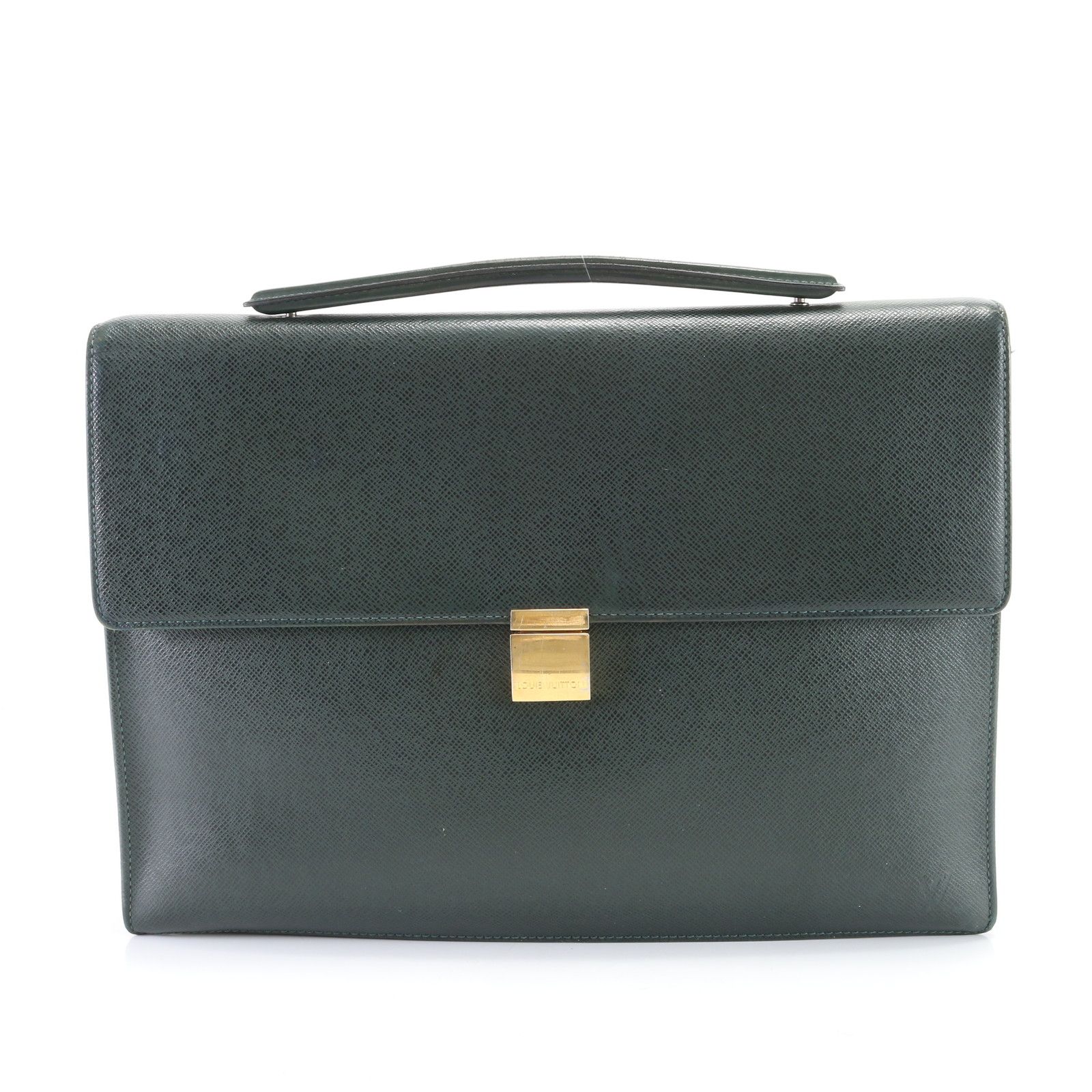 美品 ルイヴィトン タイガ アンガラ M30774 レザー ビジネス バッグ  