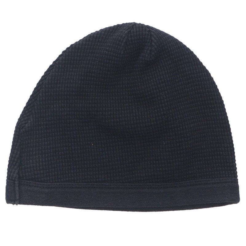 Chrome Hearts 黒 ニット帽 クロムハーツ THERMAL BEANIE ホースシュー刺繍サーマルニット