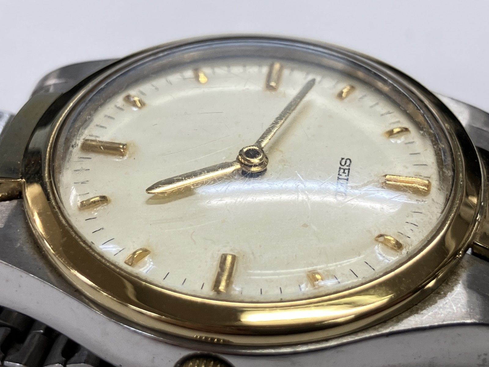 SEIKO Blind Person\u0027s Watch, Quartz, 7c17-8000, Stainless 