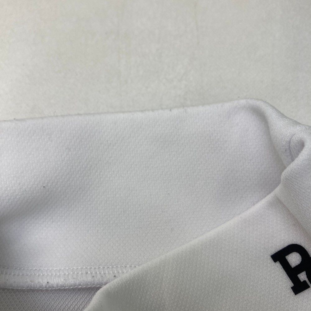 品質保証 ！ サイズ 5 PEARLY GATES パーリーゲイツ モデル モックネック 長袖Tシャツ プリント ホワイト系 240101436316 ゴルフウェア メンズ ストスト 送料無料。