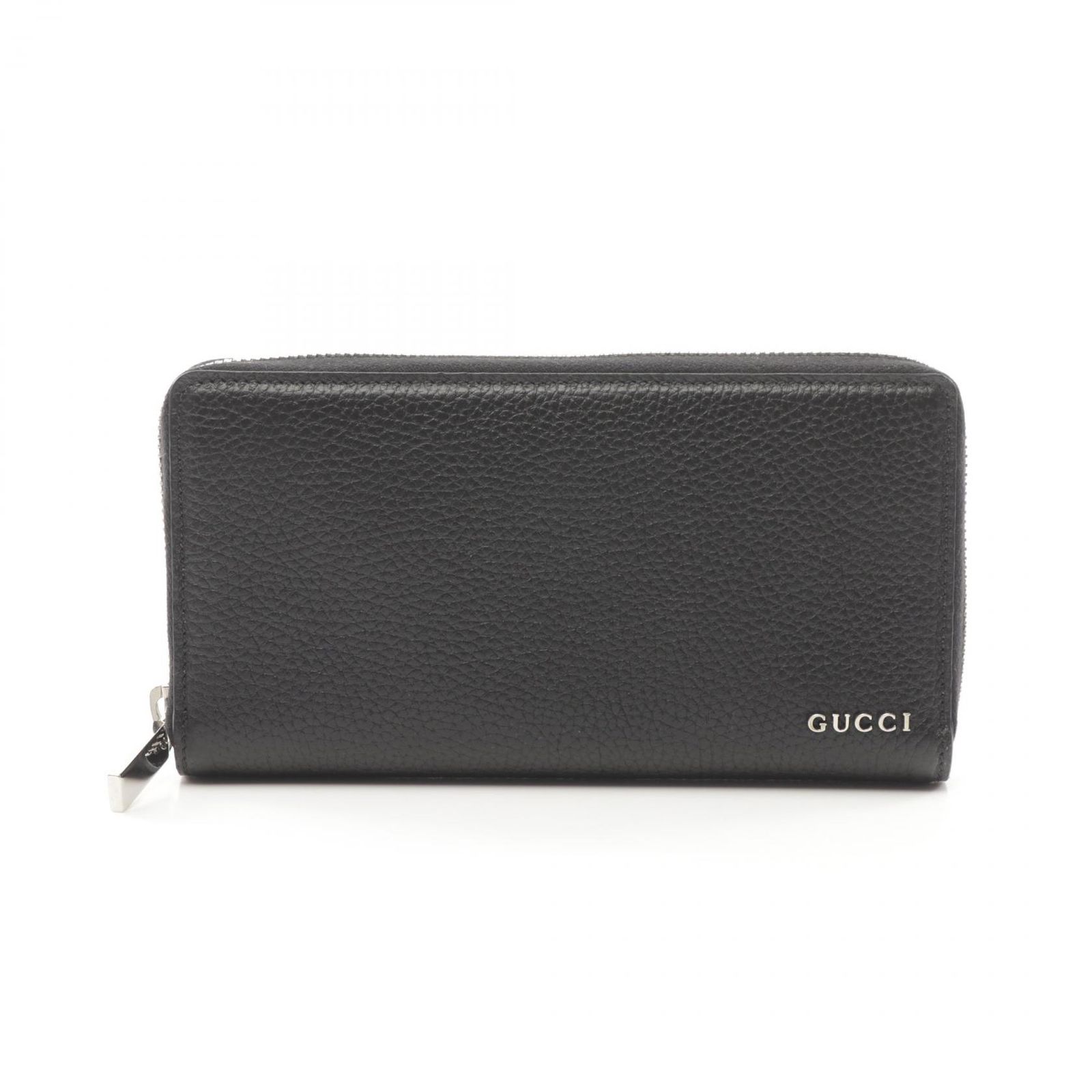 グッチ GUCCI ラウンド長財布 771154AABXM1000 ブラック レザー GUCCIロゴジップアラウンドウォレット メンズ