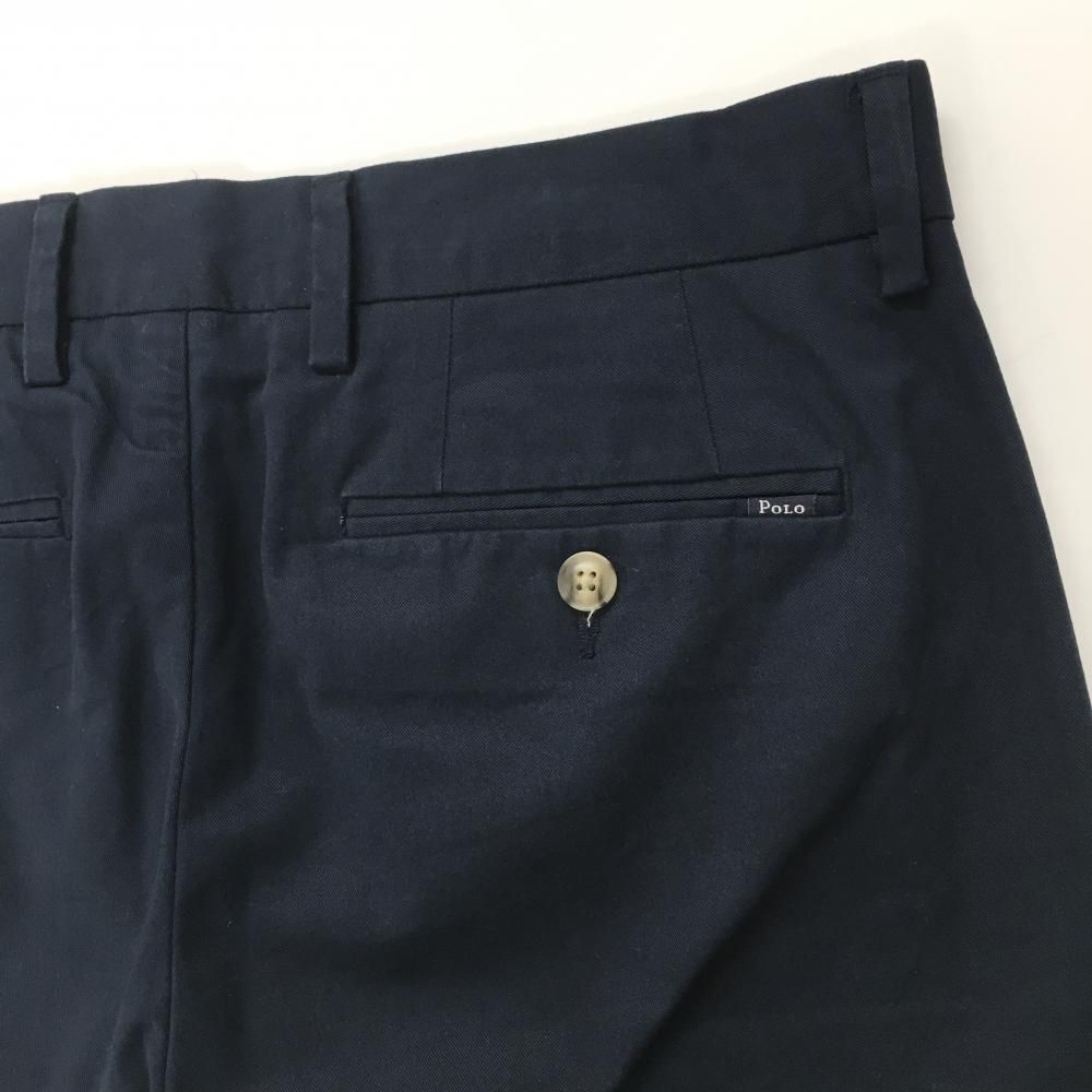 Polo Ralph Lauren ネイビー ストレッチパンツ 30 美品】ポロラルフローレン パンツ ネイビー ストレッチスリム