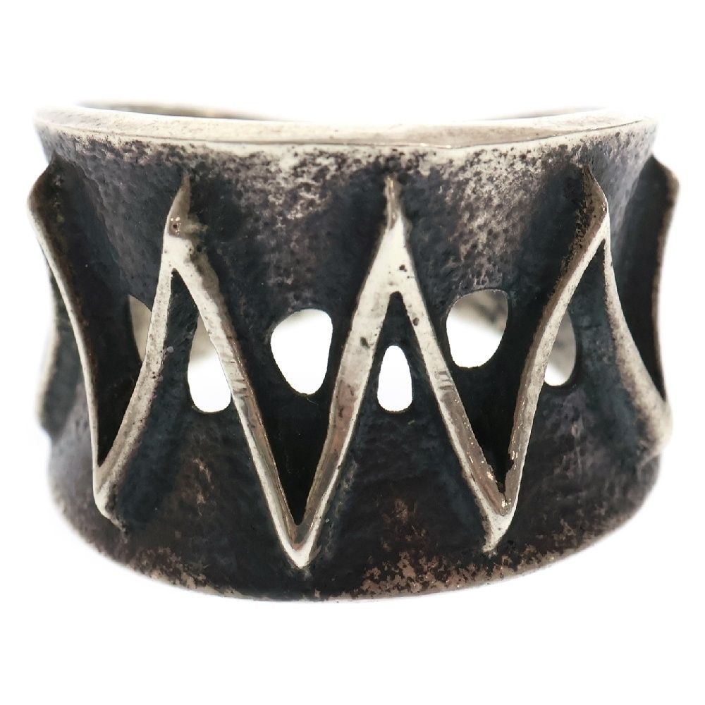 ナバホ　インディアンジュエリー　リング　アーロンアンダーソン Aaron Anderson ナバホ族 14K ALL GOLD ライトニング リング16号