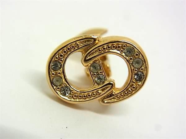 □新品同様□ ChristianDior ディオール ヴィンテージ ラインストーン