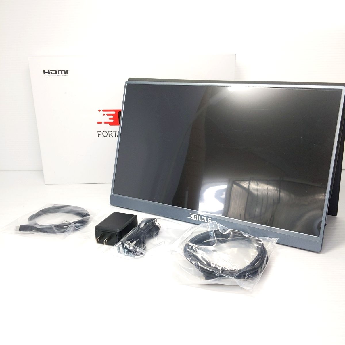 モバイルモニター ALOLG 15.6インチ モバイルディスプレイ ゲームモニター 1920x1080FHD〇YR-52337〇