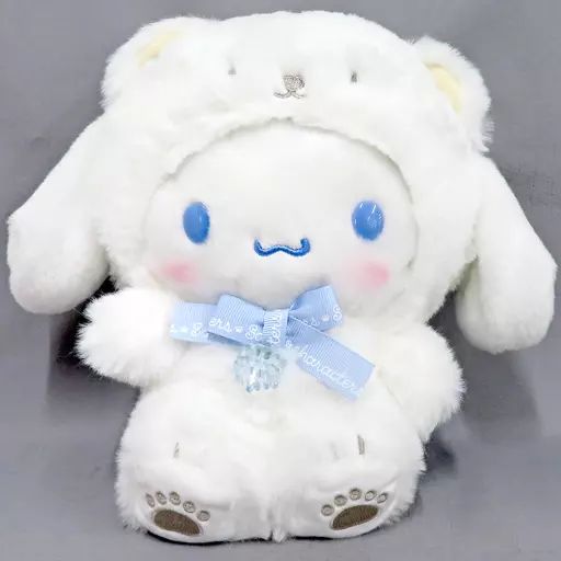 ふわふわスノーデザインぬいぐるみドール 中古】ぬいぐるみ シナモロール ふわふわスノーデザイン ぬいぐるみ