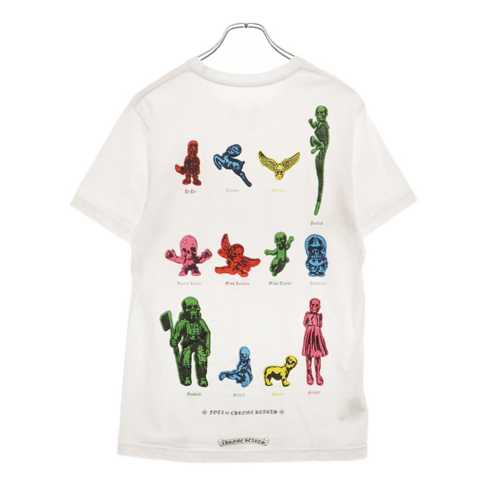 CHROME HEARTS (クロムハーツ) CH S/S TEE FOTIバックプリント 半袖Tシャツ カットソー ホワイト
