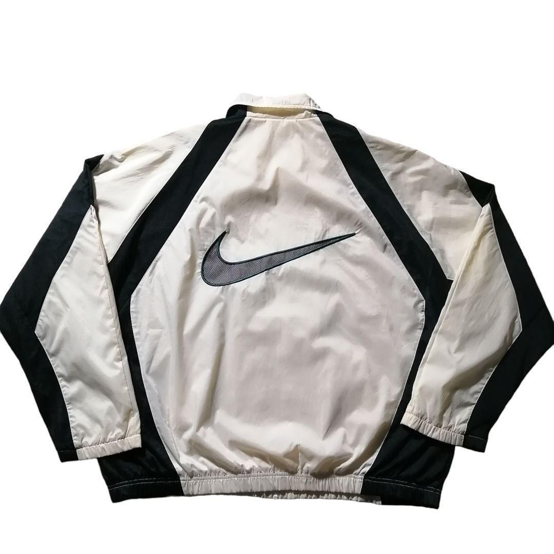 人気デザイン】好配色 90s NIKE ナイキ ナイロンジャケット オーバー  