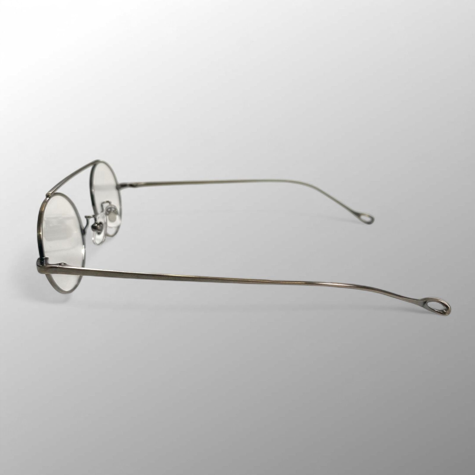 金子眼鏡 × 井戸多美男 【手造】シリーズ / サンプラチナ バーブリッジ