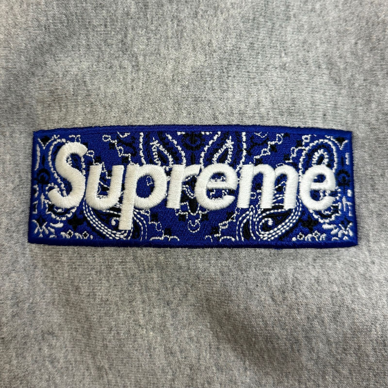 国内正規 SUPREME 19AW Bandana Box Logo Hooded Sweatshirt バンダナ ...