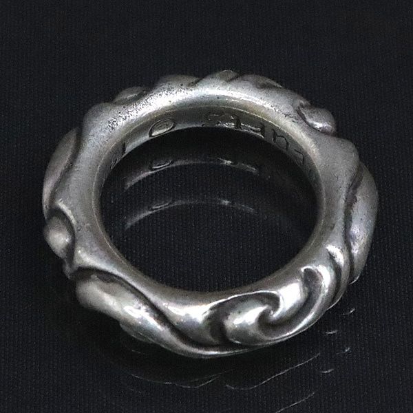 クロムハーツ スクロール バンド リング 17.5号 シルバー 指輪 SV925 CHROME HEARTS】クロムハーツ スクロール バンドリング 1997