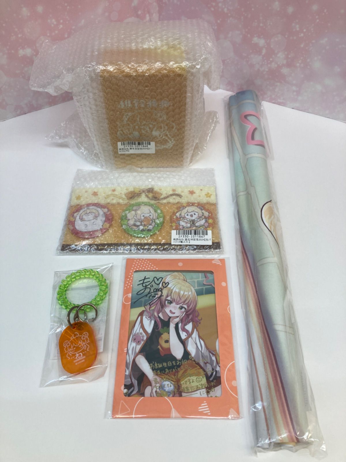 広店 直筆サイン特典付き 桃鈴ねね 誕生日記念2025 フルセット ホロライブ 718-1354