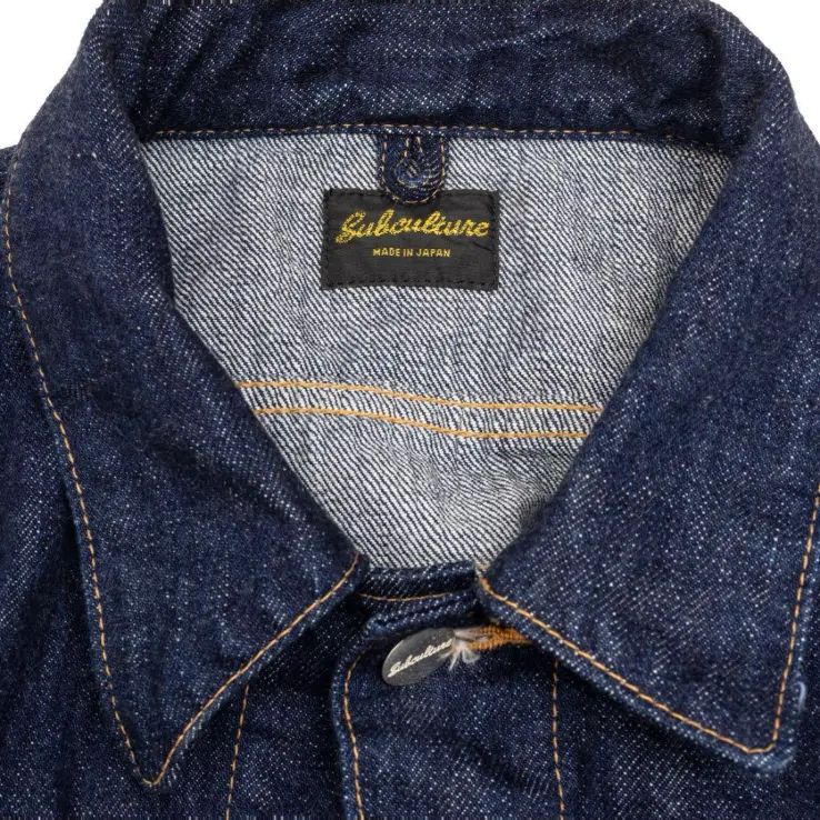 新品未使用】サブカルチャー SC Subculture Denim Jacket SCZ / INDIGO Size1 デニム ジャケット  subculture ブルゾン ステッカー付 - メルカリ