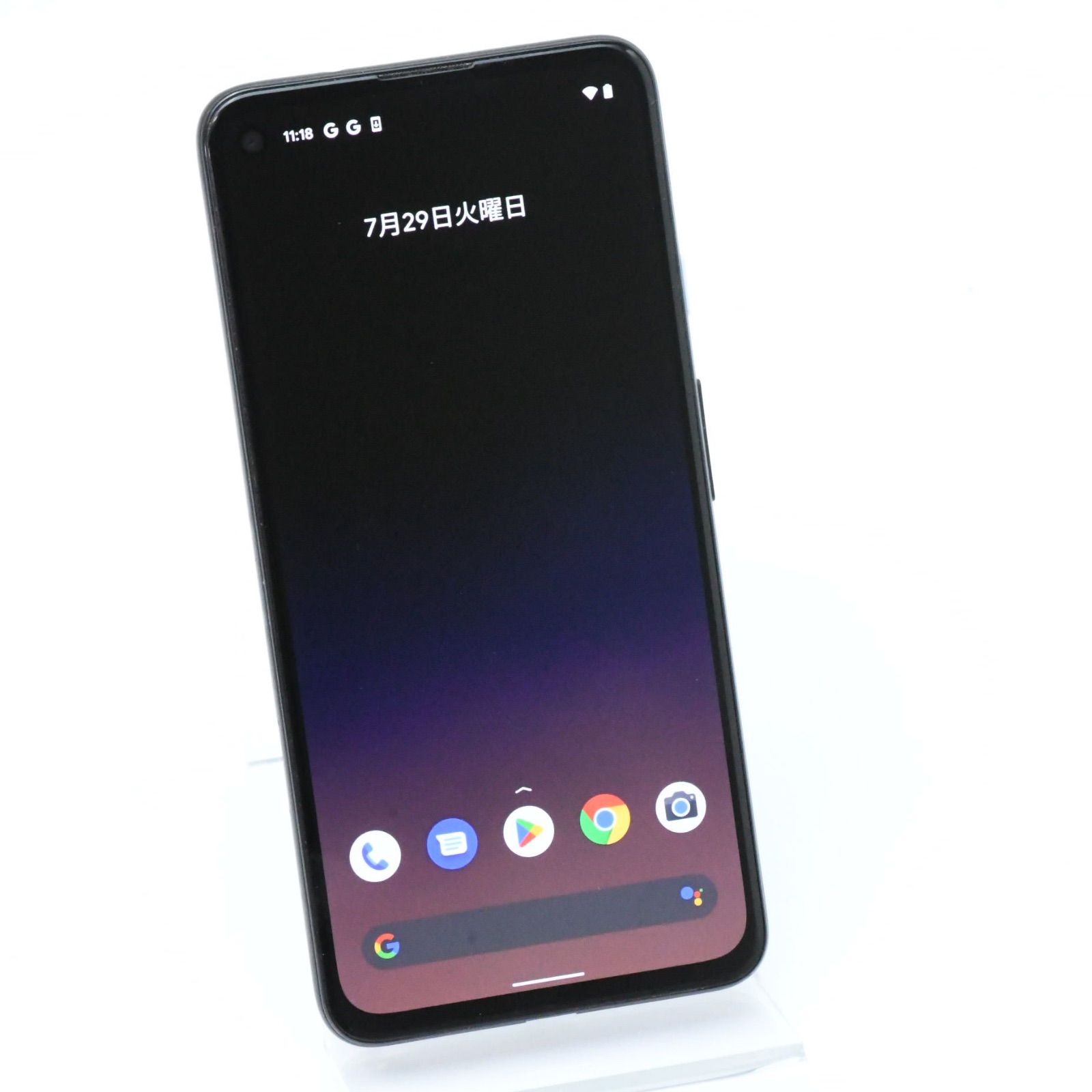 美品】Google Pixel4a BarelyBlue SIMフリー 【公式通販】 Google Pixel4a SIMフリー 美品