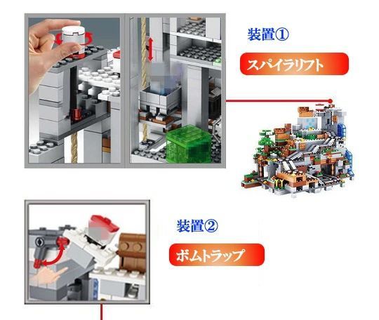 PCSとミニフィグ２８体とレゴ