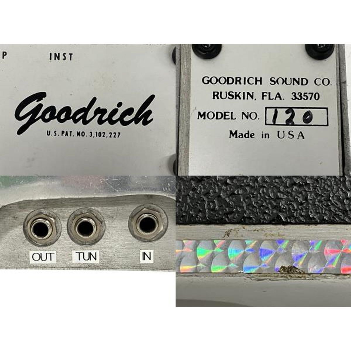 GOODRICH MODEL120 VOLUME PEDAL グッドリッチ ボリュームペダル エフェクター 音響機材 中古 S9288311