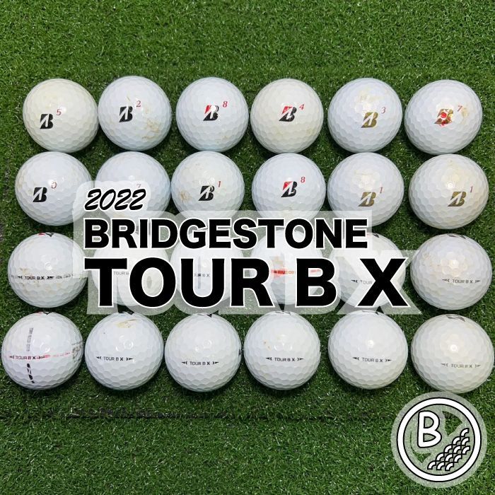 ゴルフ S162 ブリヂストンTOURBX 白 24年 ロストボール 24球