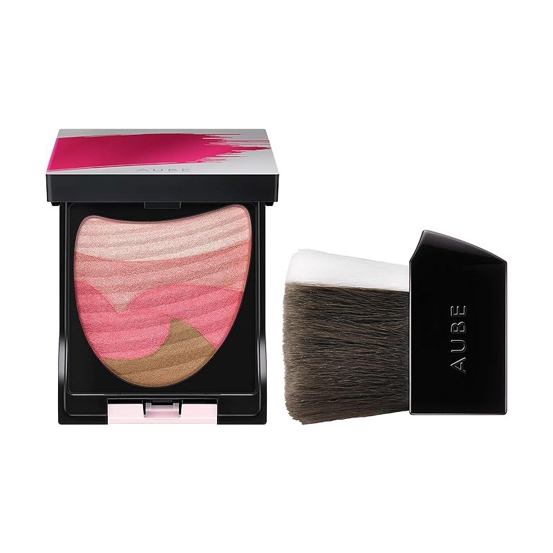 Aube＼オ－ブ ブラシひと塗りチーク 01 本体 ピンク 5.7