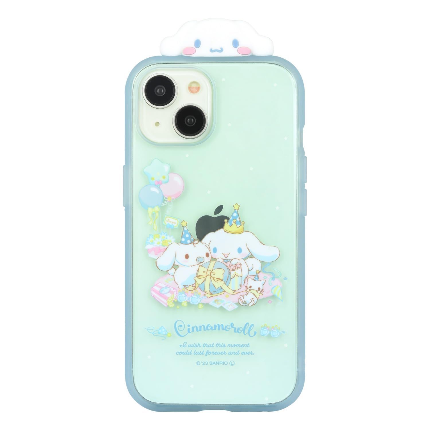 【在庫セール】シナモロール ケース 対応 13 / / 14 SANG-373CN iPhone15 Clear IIIIfit サンリオキャラクターズ グルマンディーズ