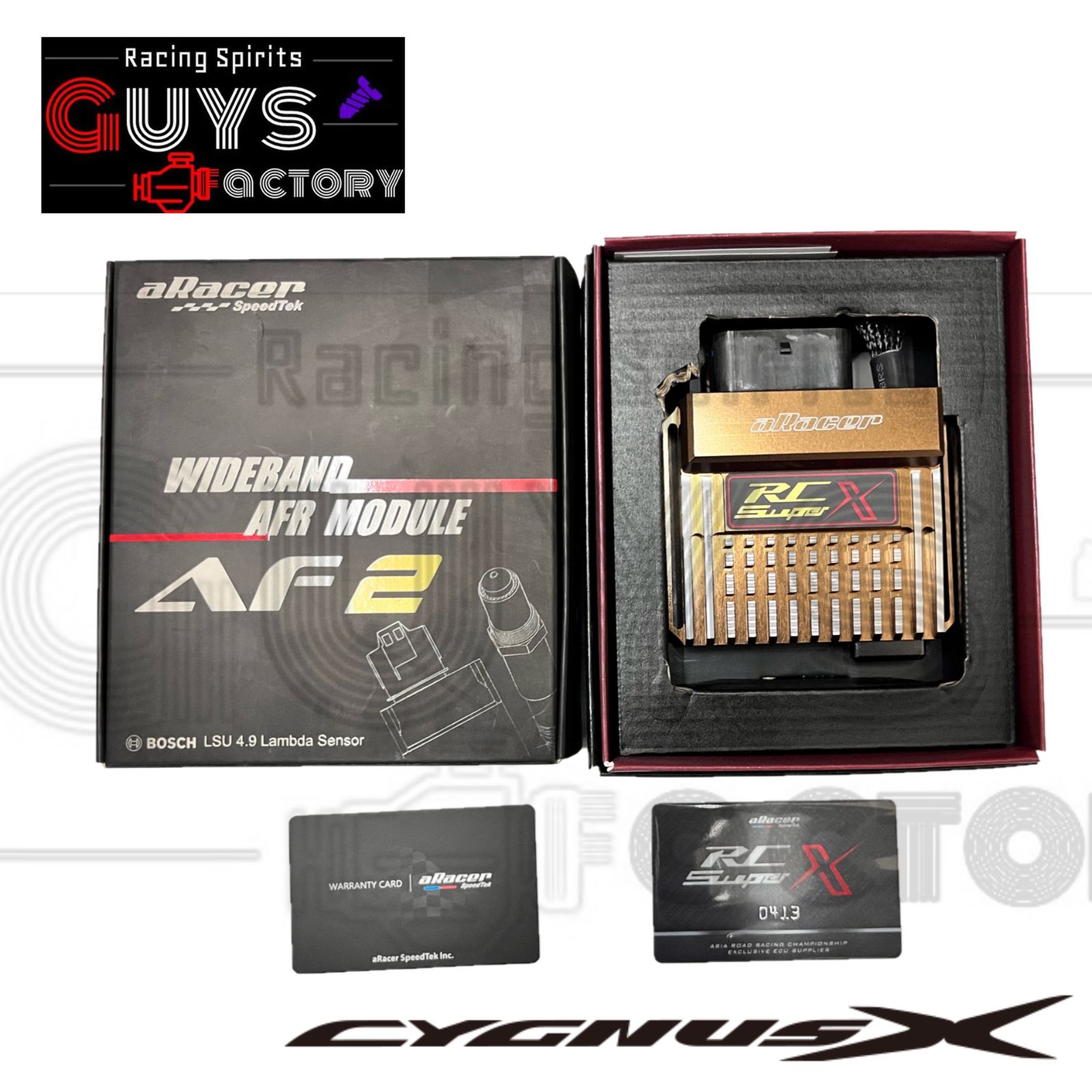aRacer(アレーサー)【RC SuperX コンプリートECU】+【AF2 ワイドバンド aRacer(アレーサー)【RC SuperX コンプリートECU】+【AF2 ワイドバンド
