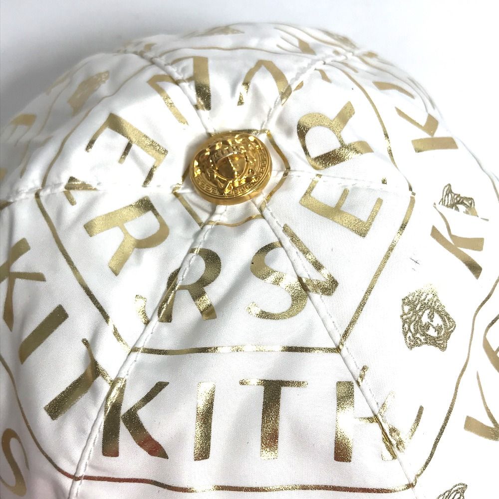 新品未使用 激レア VERSACE KITH コラボ キャップ 帽子 KITH VERSACE コラボキャップ ホワイト サイズ59