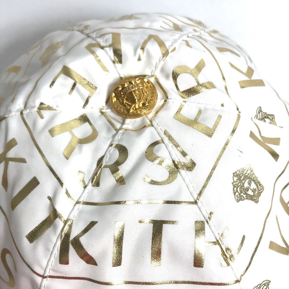 VERSACE ヴェルサーチ キャップ KITH キース コラボ ロゴ ポリエステル