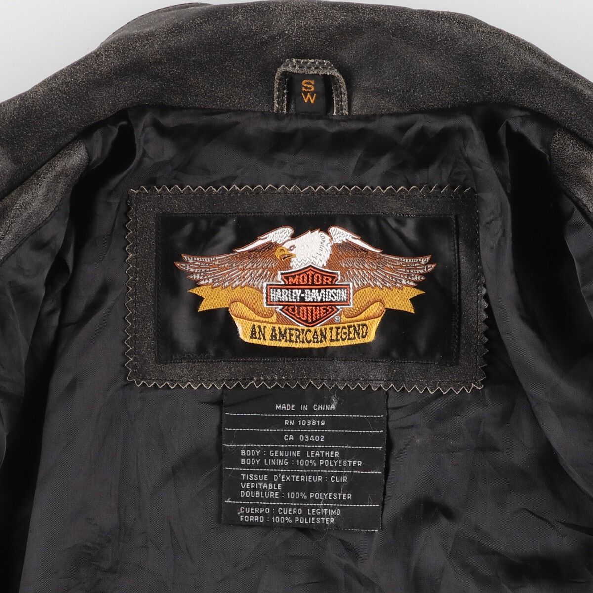 古着 ハーレーダビッドソン Harley-Davidson シングルライダースジャケット レディースS/eaa441671 - メルカリ