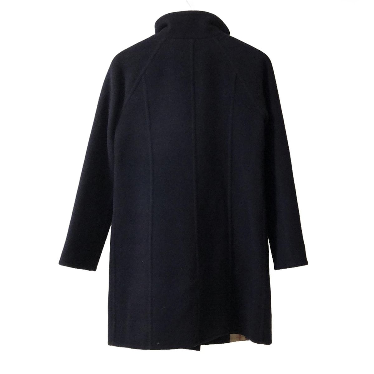 マッキントッシュロンドンPコートダブルネイビー36Sサイズ FYVIE/フィビー】バイカラータフタダブルブレストコート(コート