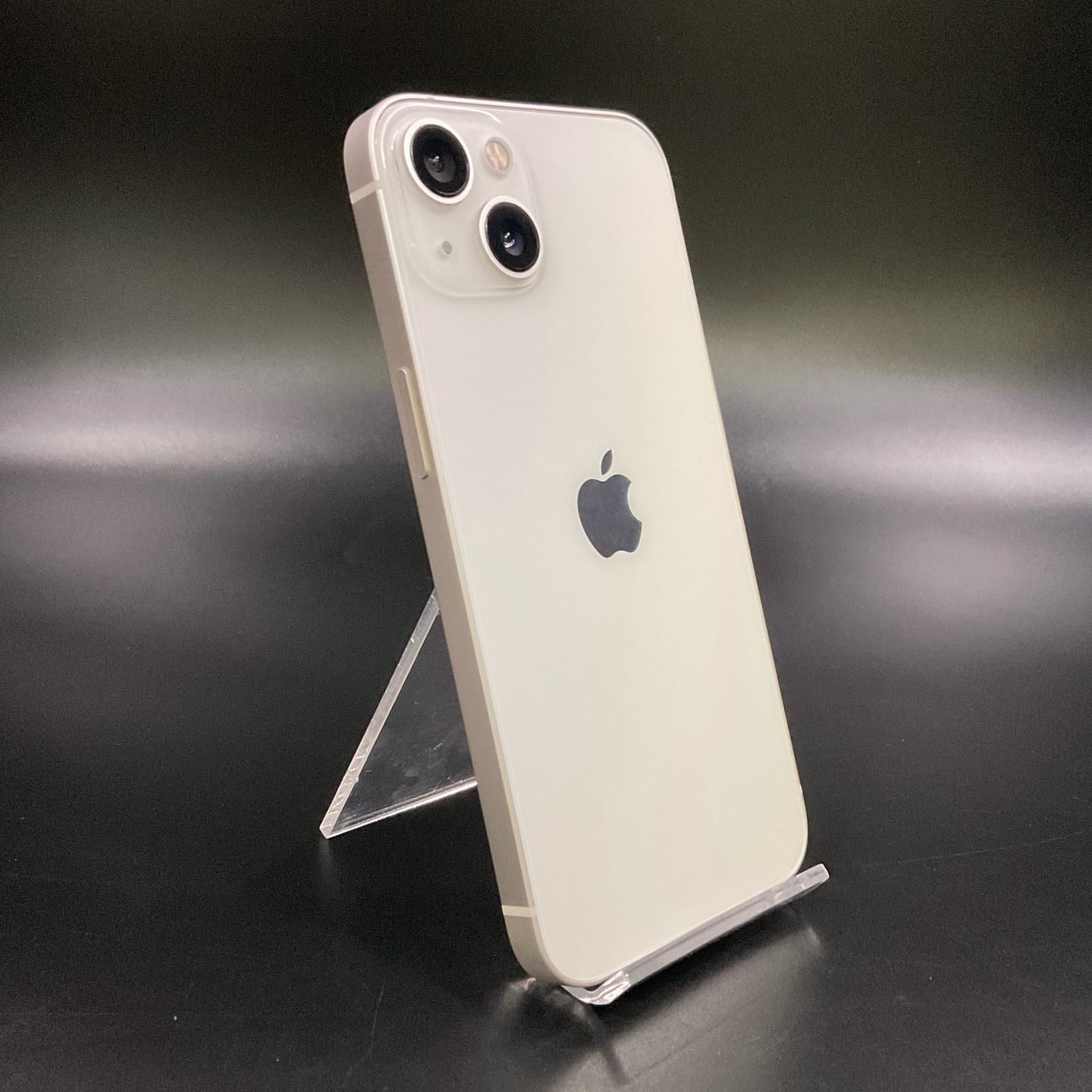 全額返金保証 最速発送 Apple iPhone 13 256GB スターライト au 白ロム 動作 済