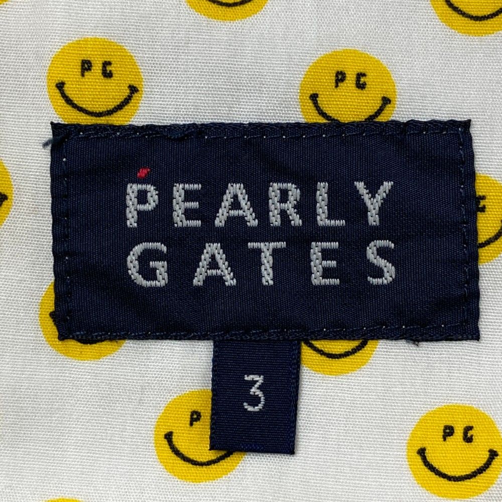 サイズ：3 PEARLY GATES パーリーゲイツ  ストレッチパンツ ワッペン  ベージュ系 [240101444714] ゴルフウェア メンズ ストスト サイズ：3 PEARLY GATES パーリーゲイツ ストレッチパンツ