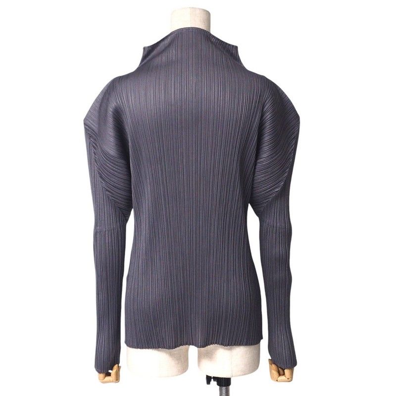 PLEATS PLEASEイッセイミヤケトップスハイネックカットソー3
