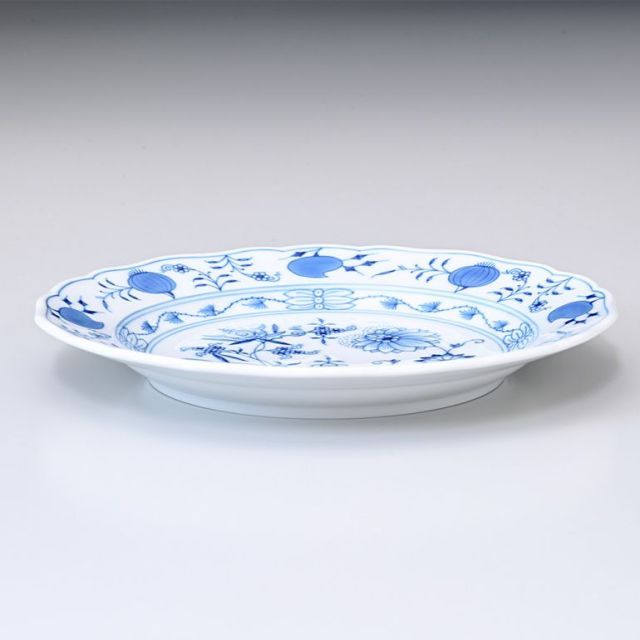 マイセン ブルーオニオン プレート 25cm 未使用品 ☆マイセン☆ブルーオニオン☆プレート25㎝☆新品未使用☆一級品