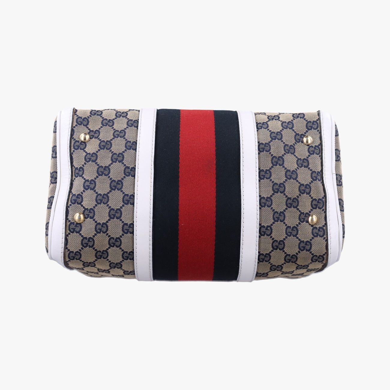 グッチGucciシェリーラインホワイト×ベージュ×マルチファブリック247205A7773023