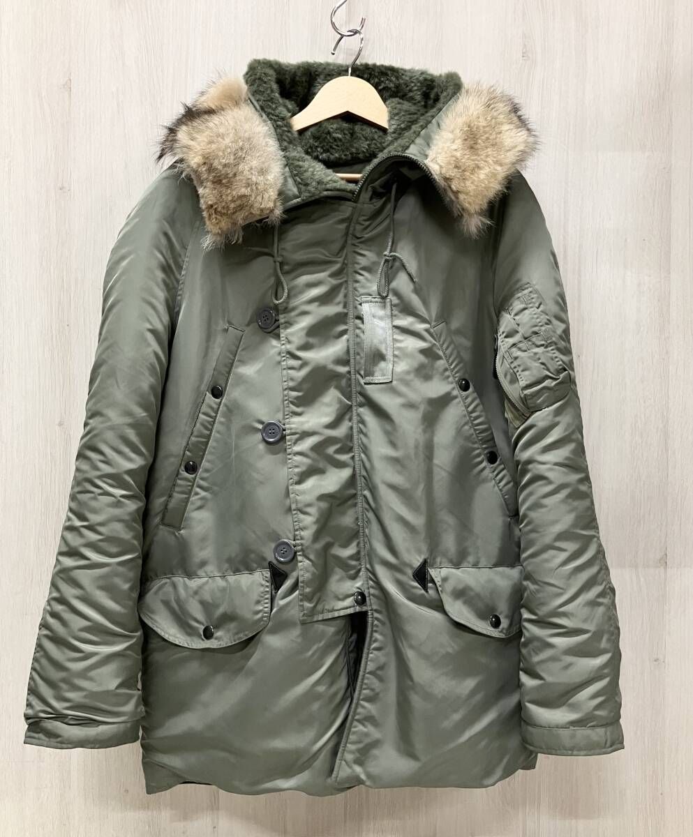 BUZZ RICKSON S バズリクソンズ BR12528 N-3B フライトジャケット オリーブグリーン メンズ Mサイズ 上着 アウター 東洋エンタープライズ