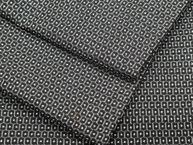 平和屋着物●男性 本場大島紬 100亀甲 総詰め 正絹 CAAY9421th