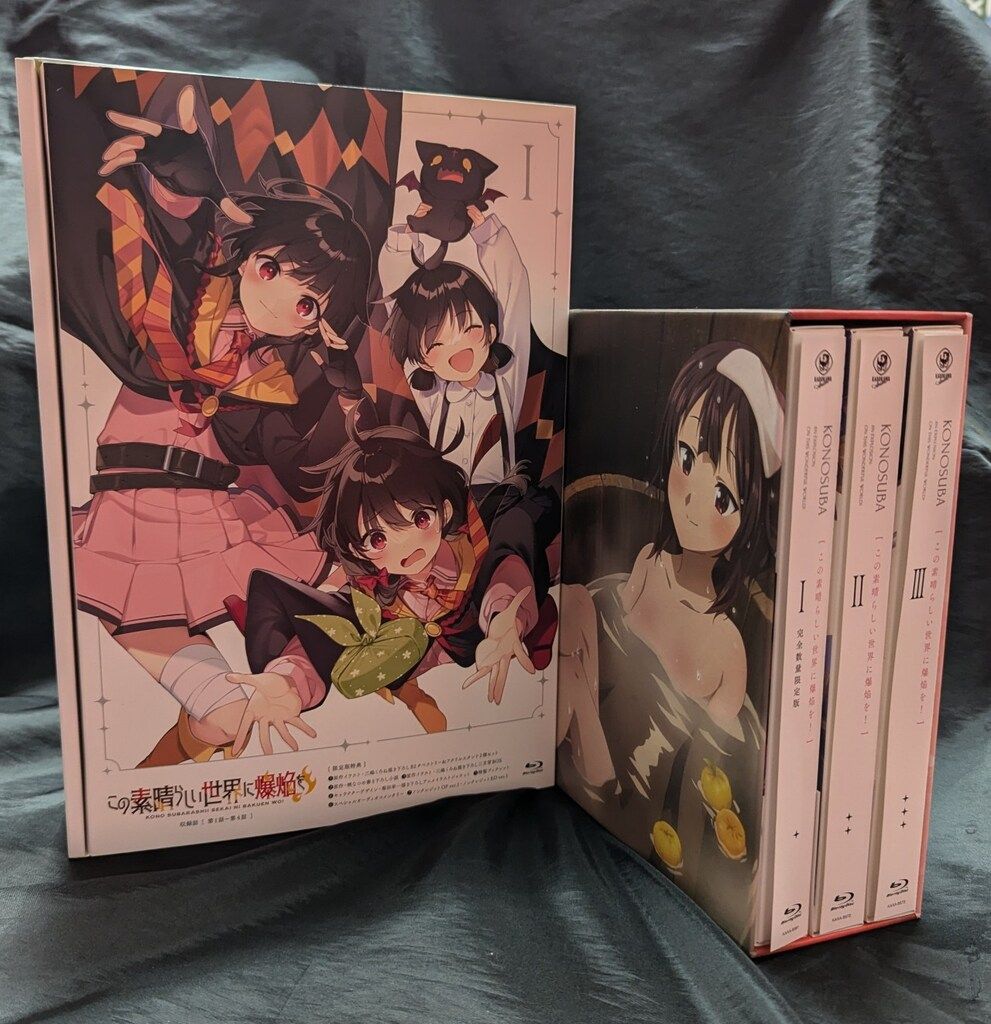 アニメBlu-ray 初回 アニメイトBOX付|1巻 版 この素晴らしい世界に爆焔を! 全3巻 セット