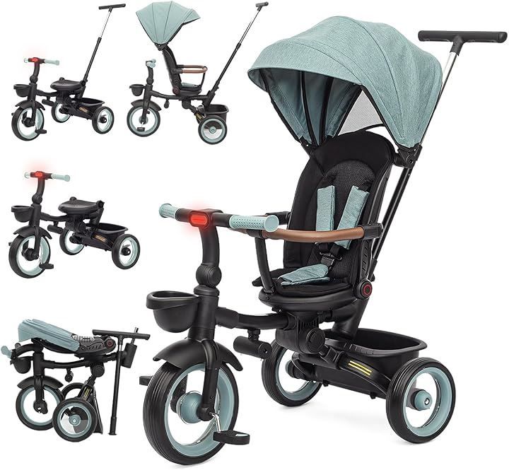 UBRAVOO 子供用三輪車 7in1 折りたたみ 手押し棒 おしゃれ UBRAVOO 子供用三輪車 7in1 折りたたみ 手押し棒 おしゃれ