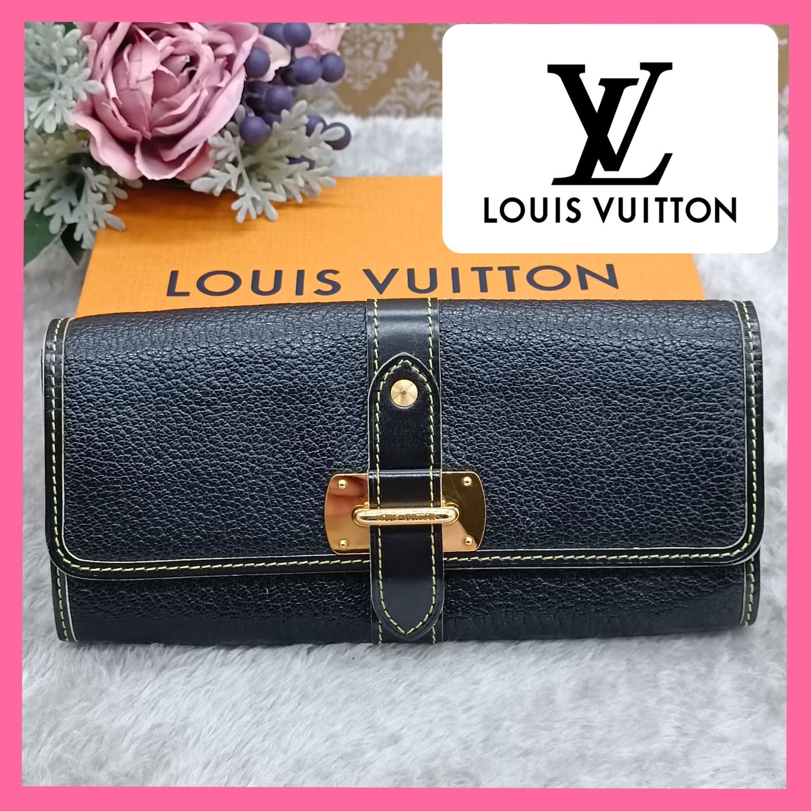 LOUISVUITTON 》 ルイヴィトン スハリ ポルトフォイユ ファヴォリ M95645 ノワール ロングウォレット 長財布 スハリレザー ブラック系  廃番商品 保存袋付 送料無料・匿名配送・最短即日発送いたします！ 505 - メルカリ