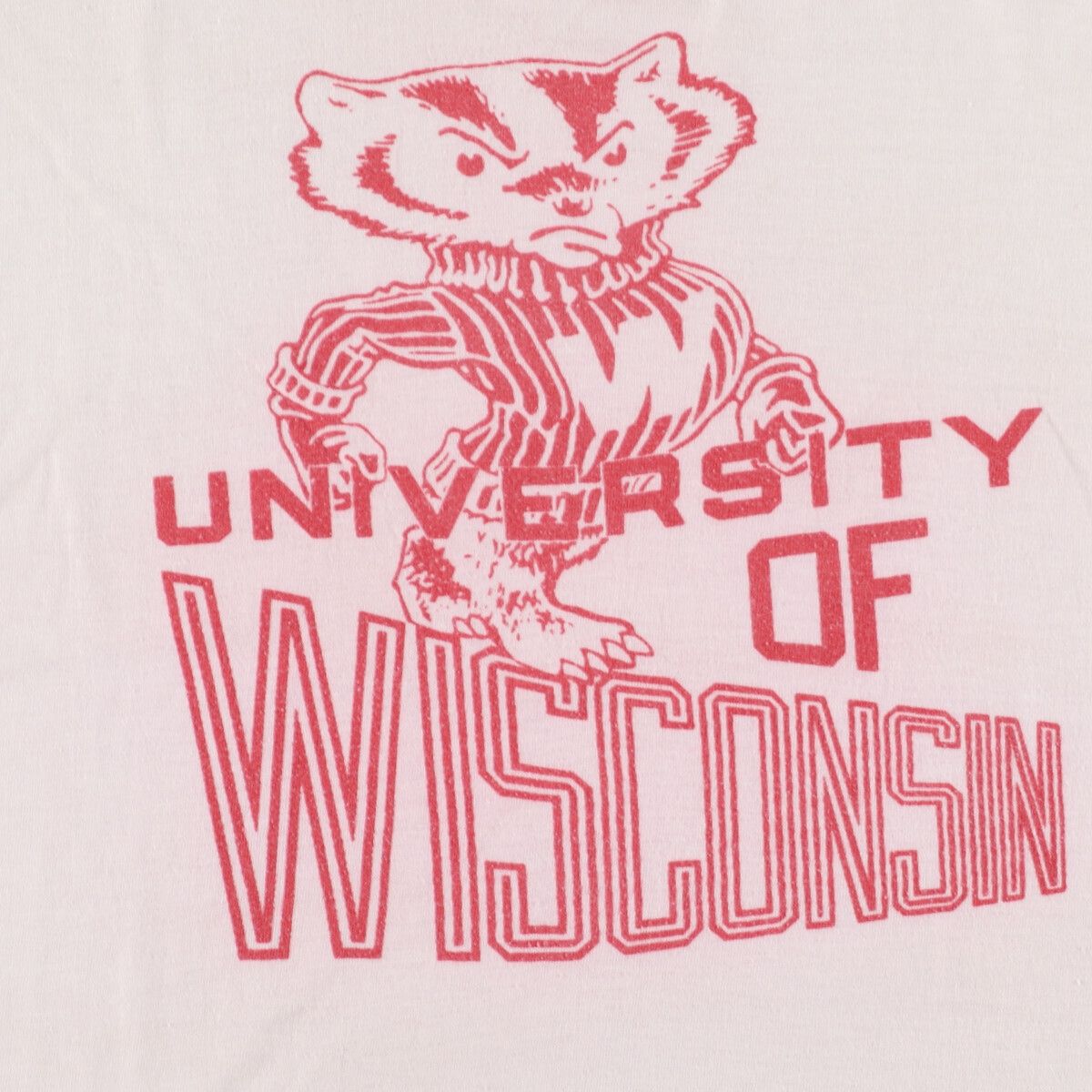 翔吉チャンピオン　ビンテージ　tシャツ ウィスコンシン　バータグ 古着 70年代 チャンピオン Champion バータグ WISCONSIN