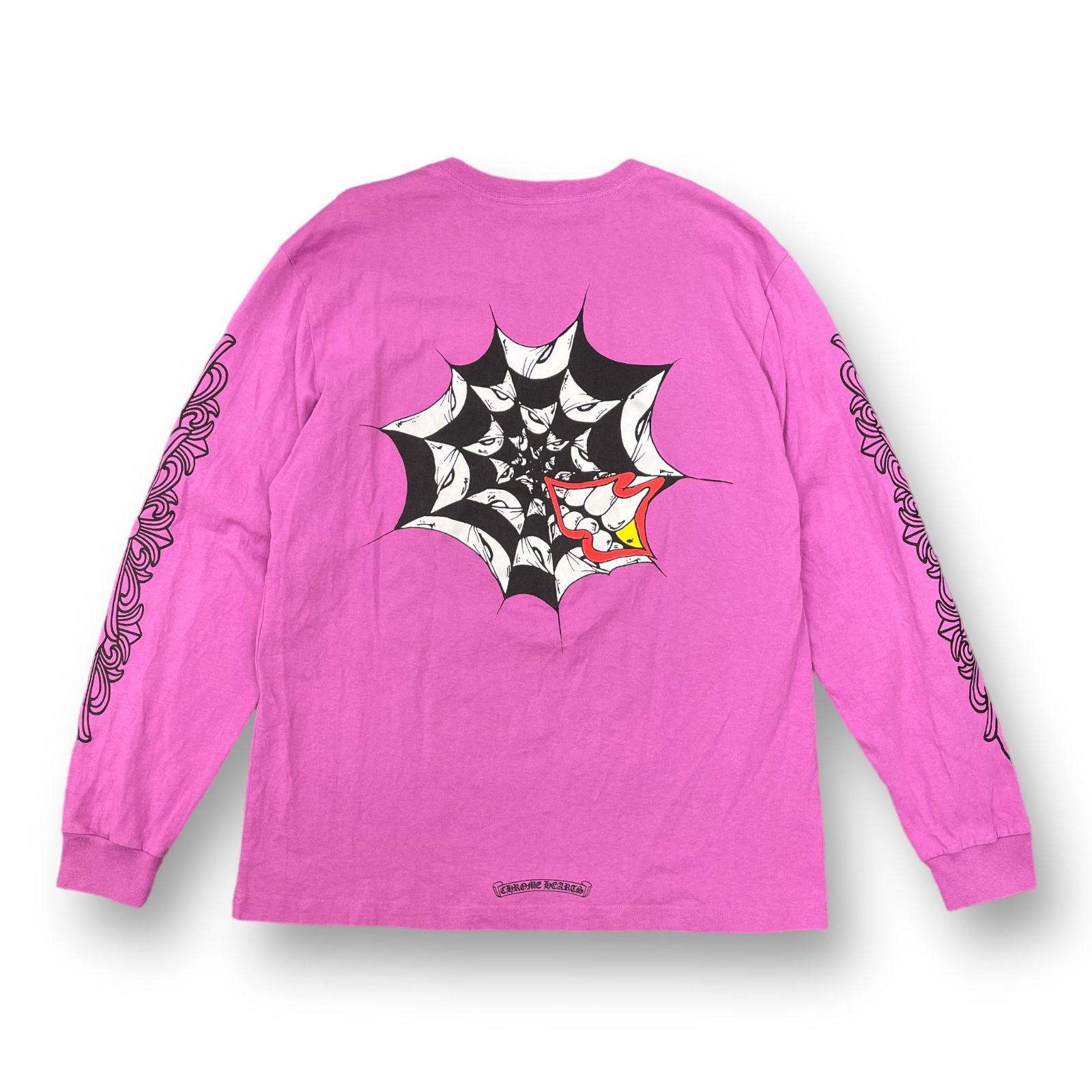 CHROME HEARTS MATTY BOY Spider Web L/S Tee スパイダー カットソー T 