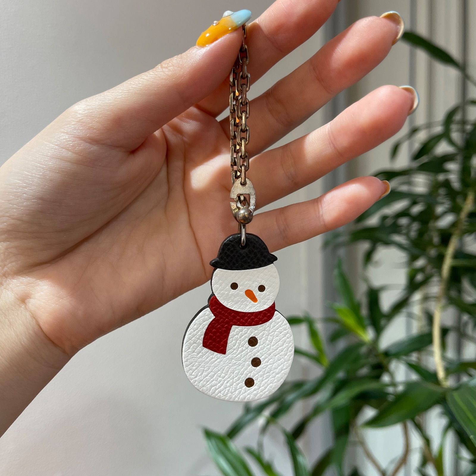 エルメス雪だるまチャームスノーマンチャーム