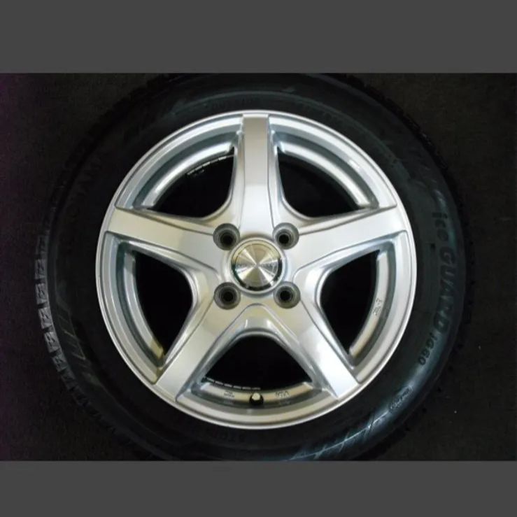 T-2148 本州 超バリ山 22年製 iG60 165 65R14 ルーミー タンク パッソ ジャスティ 等 14インチスタッドレス タイヤホイール