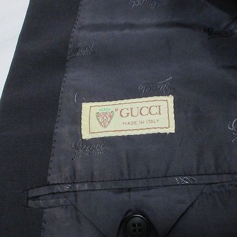 グッチ GUCCI オールド ヴィンテージ テーラードジャケット 金ボタン