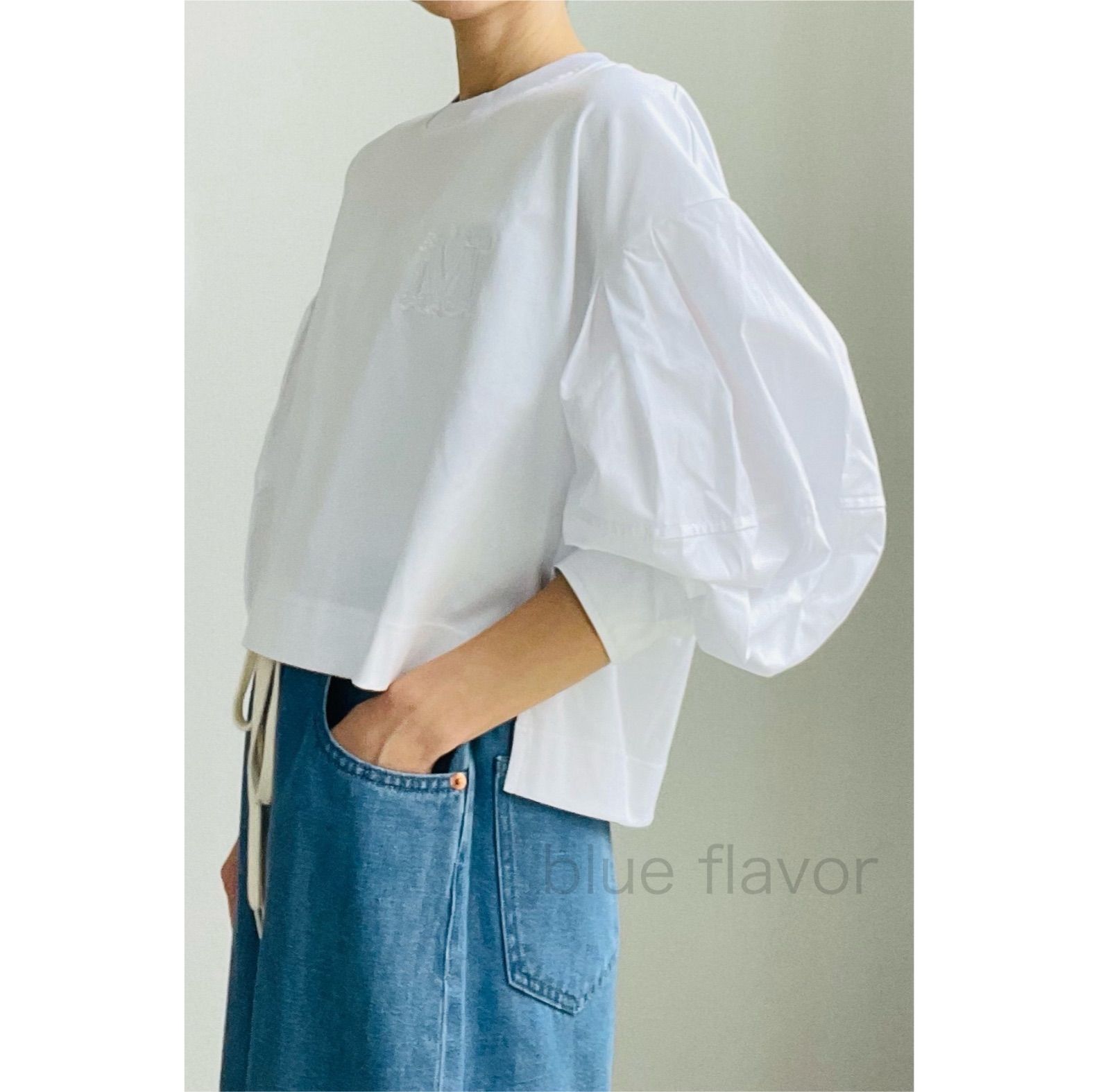 新品未使用】MAX MARA ドリー ポプリン ジャージー Tシャツ - メルカリ