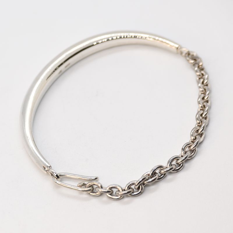 研磨済 Calvin Klein ブレスレット シルバー925 腕周り20cm カルバンクライン CK 30g