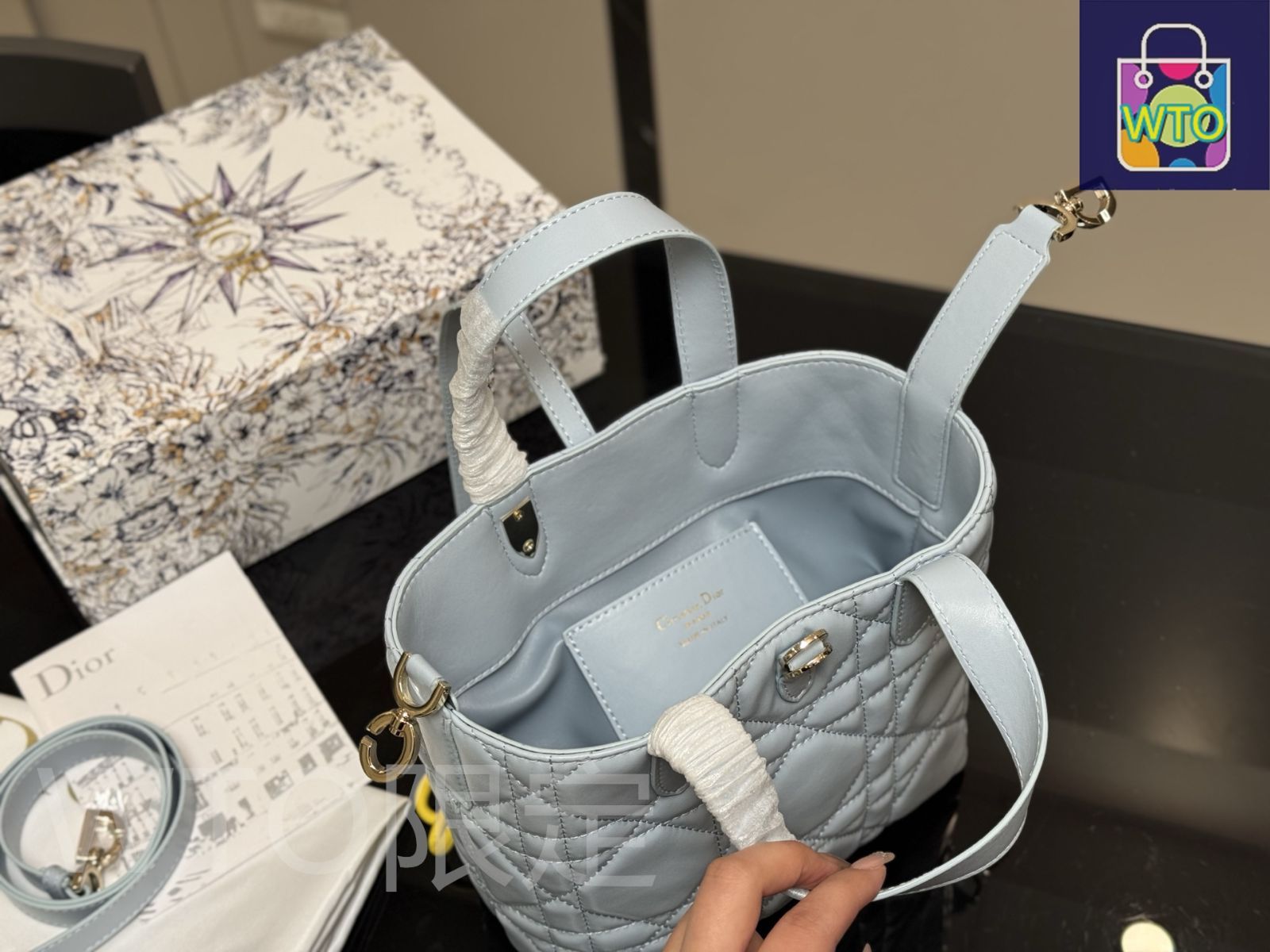 ディオール　中ショッパー150 DIOR | Dior Toujours バッグ ラージ マクロカナージュ カーフスキン