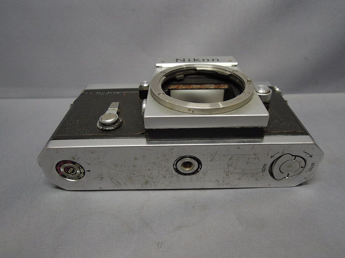 モルト交換＆メンテ済 NIKON F 前期 アイレベル ボディ シルバー